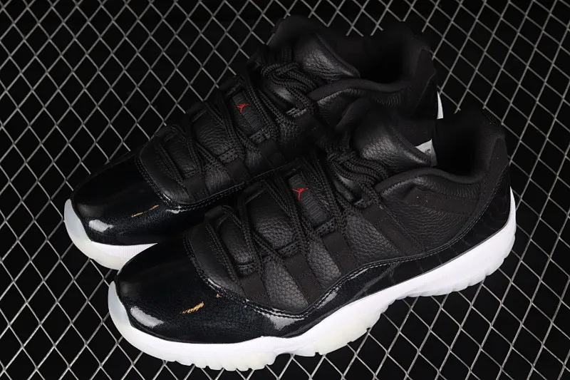 All categories Air Jordan Jordan series basketball shoes Air Jordan 11 pure original version Air Jordan 11 Retro Low "72-10" AJ11 low top devil sports culture basketball shoes AV2187-001